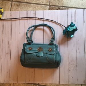 Micheal Rome genuine leather shoulder bag